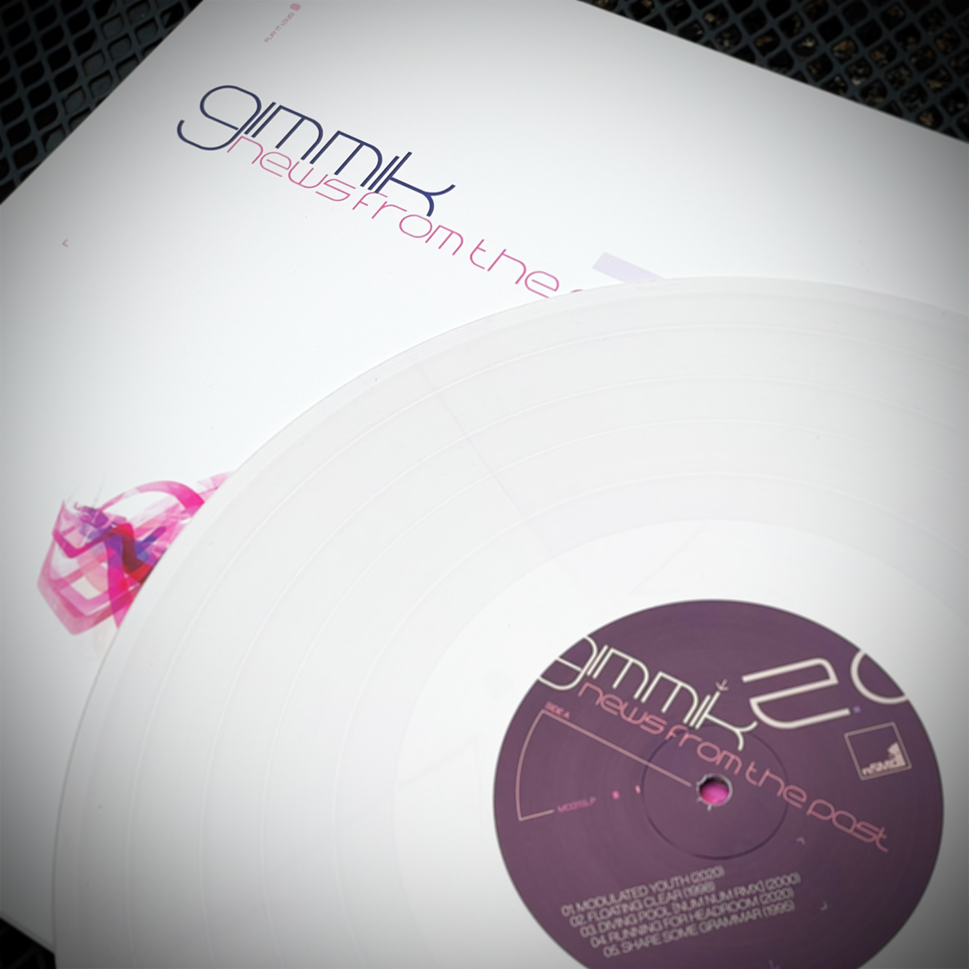 Gimmik - News From the Past - White w/purple haze LP